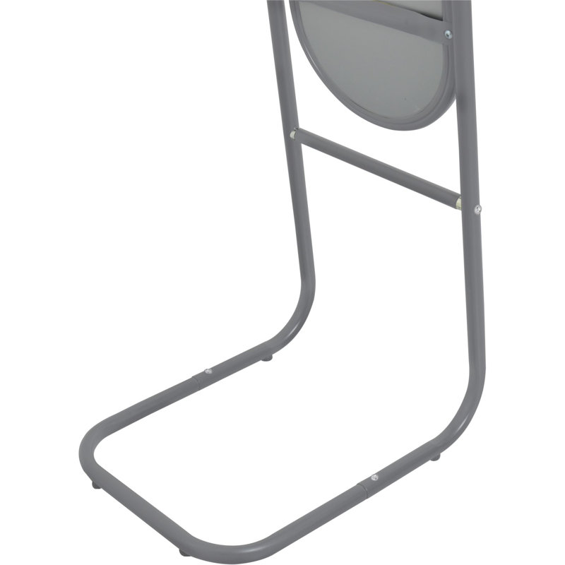 Harbour Housewares Round Full-Length Mirror, Grey