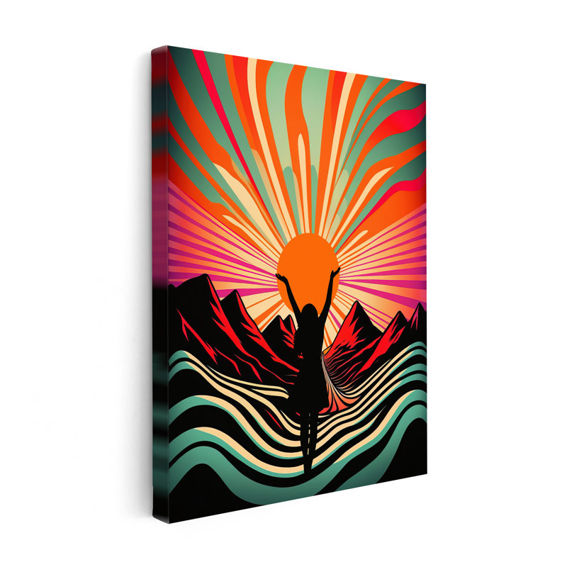 Déesse du soleil, Poster, 16"H x 20"W, Brown Framed