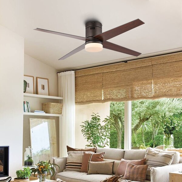 Mercury Row® Poppe 52'' Ceiling Fan with LED Lights & Reviews | Wayfair