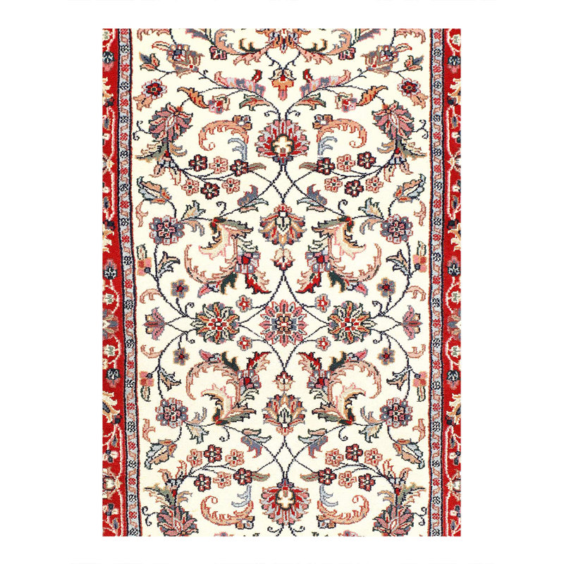 Oriental Area Rug in Ivory