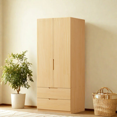 Simple Wooden Colour Wardrobe