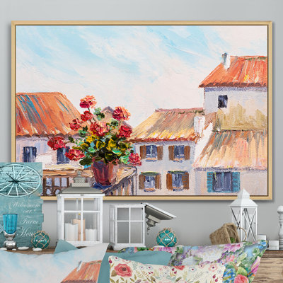 " French Roses In Balcony "
