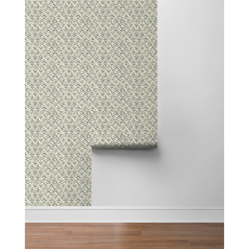 Tommy Bahama Wading Pool Tile 18' L x 20.5" W Peel and Stick Wallpaper Roll, Gray