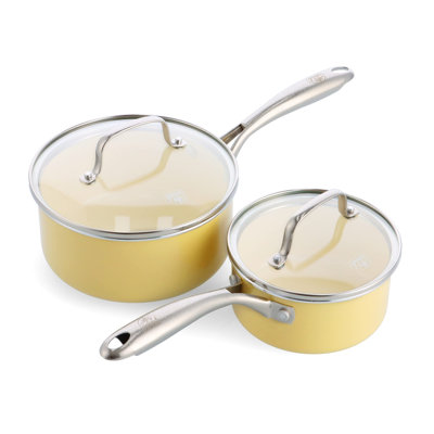 2 - Piece Non-Stick Earthenware Cookware Set