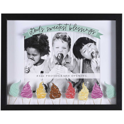 Black Picture Frame with Mat