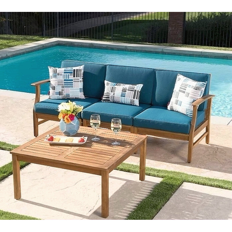 3 Seater Sofa, Blue