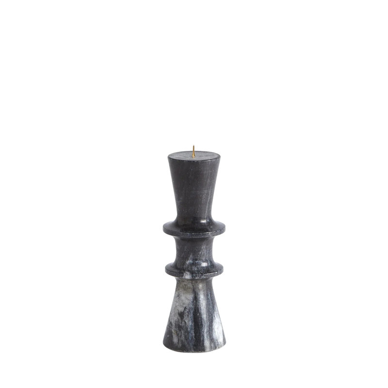 Double Flair Candle Stand, Black