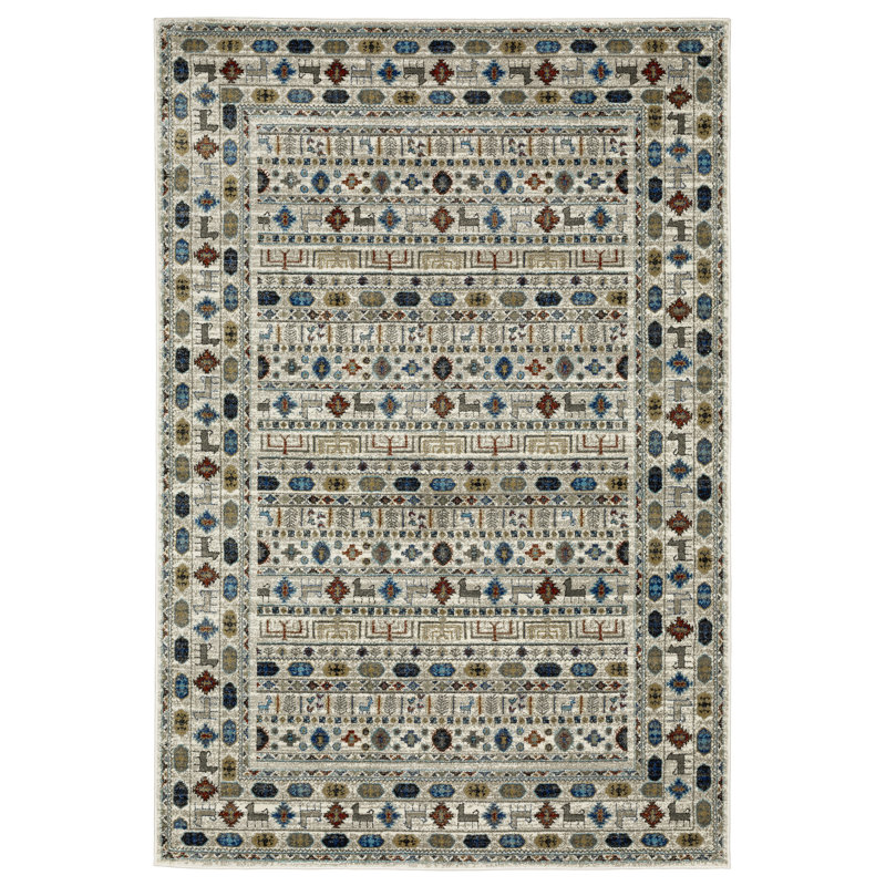 Southwestern Indoor Rug, Rectangle 7'10" x 10'