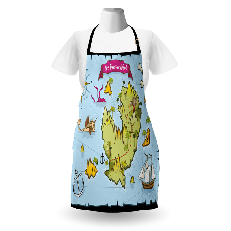 No Pattern Bib Apron