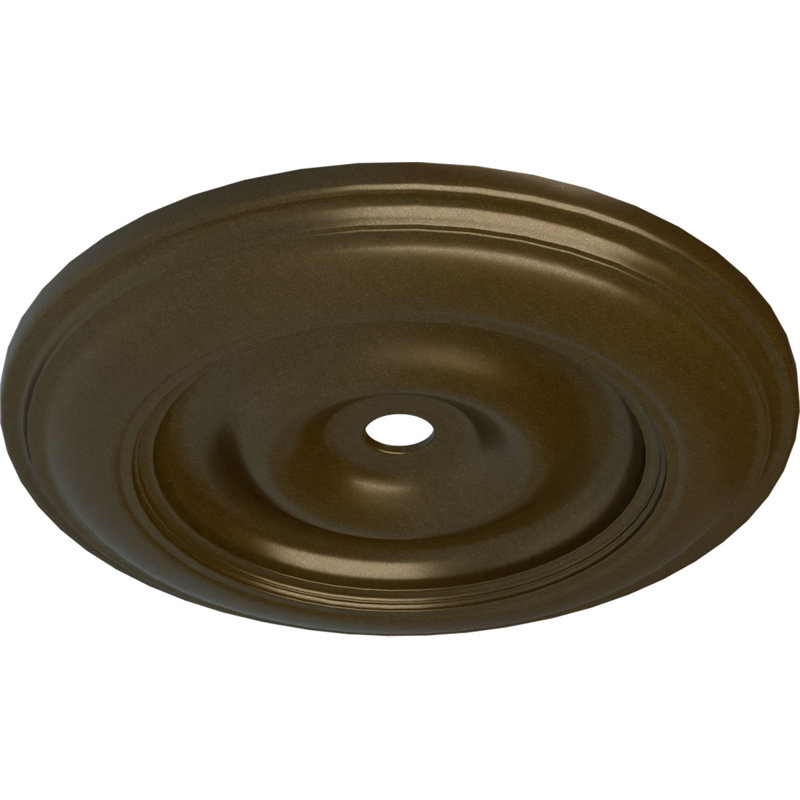 Médaillon de plafond Endurathane Classic, DO 44 1/2 po x P 4 po x P 4 po (convient aux auvents jusqu'à 8 1/4 po), Laiton