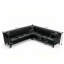 Canapé modulaire luxueux de style Chesterfield de 103 po avec garniture cloutée et dossier capitonné-129944144