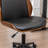 Bryonie Faux Leather Upholstered Armless Office Chair-1609716457