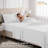 Lux Decor 4-Piece Ultra Soft Microfiber Sheet Set Deep Pocket Fitted Sheet, Wrinkle-Resistant & Easy Care Bedding-960111330-960111316