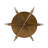 Golden pumpkin-shaped floor tabletop candle holer-826232415