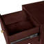 Table de chevet 2 tiroirs en bois-87358539