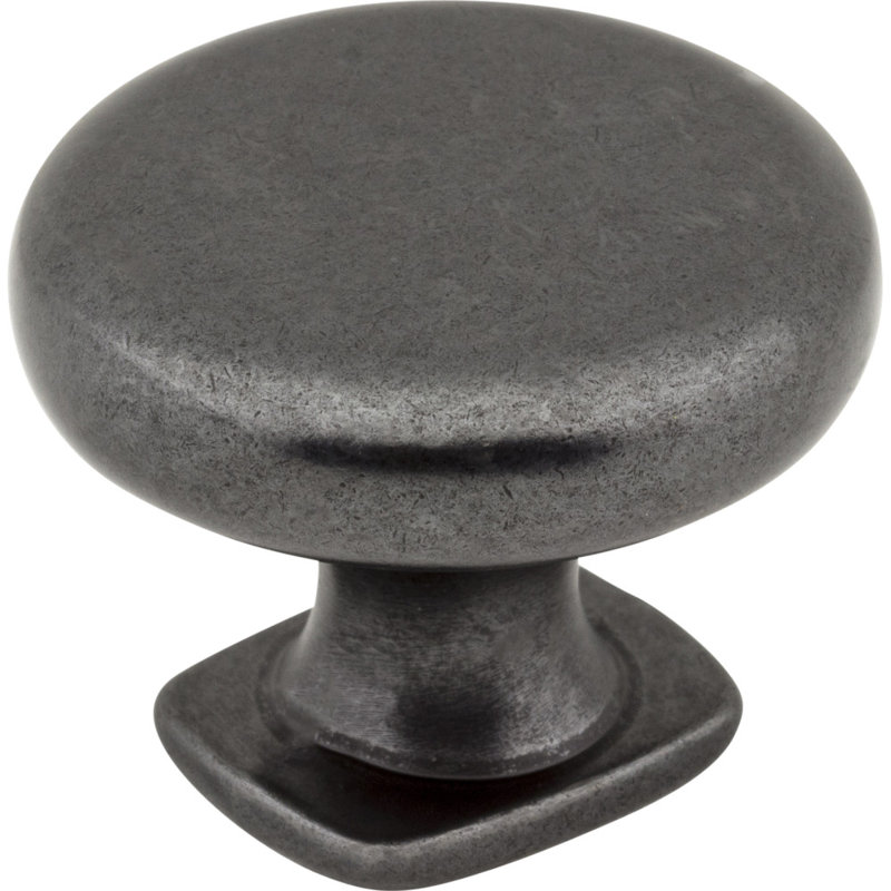 Belcastel I 1 3/8" Diameter Mushroom Knob, Gun Metal