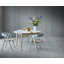 Single Extendable Dining Table with Solid Wood Legs 130/228 cm-70722387-86708967