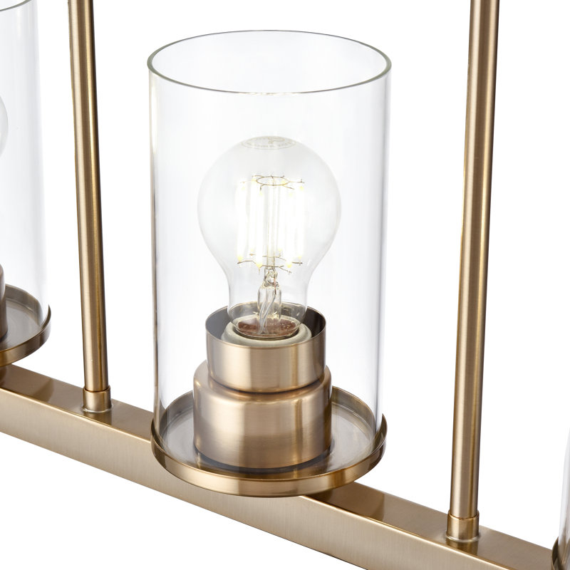 Lieberman 35" Wide 5-Light Island - Modern Gold