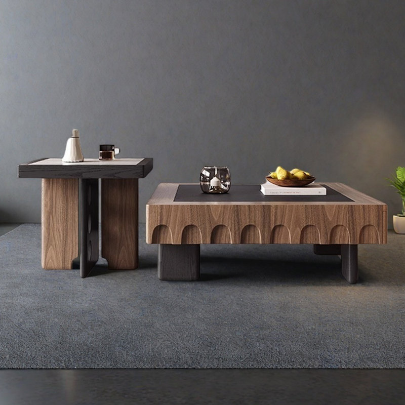 Table basse en noyer