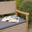 Rowlinson Alderley Rattan Storage Bench - Natural