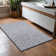 Tapis gris en jute Nadene