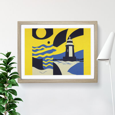Abstract Lighthouse - Framed Print