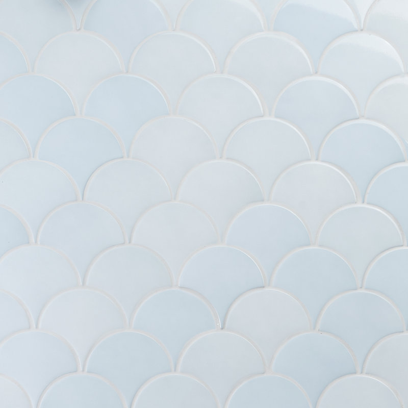 Carrelage mural en céramique 2 po x 5 po Riptide (4,06 pieds carrés / caisse), Bleu ciel