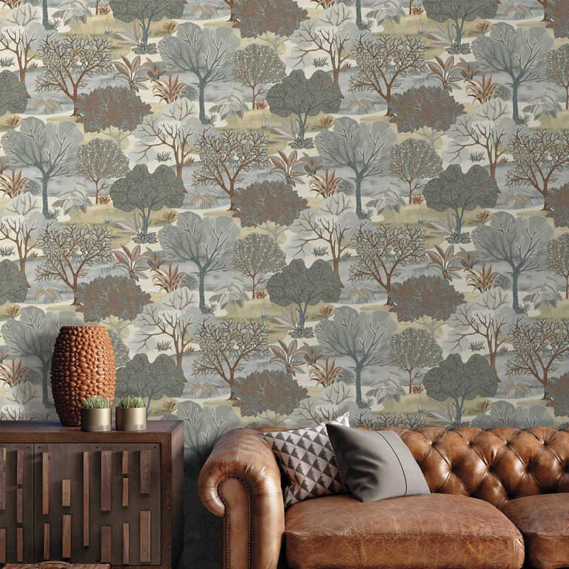Papier peint Allure Forest, Taupe