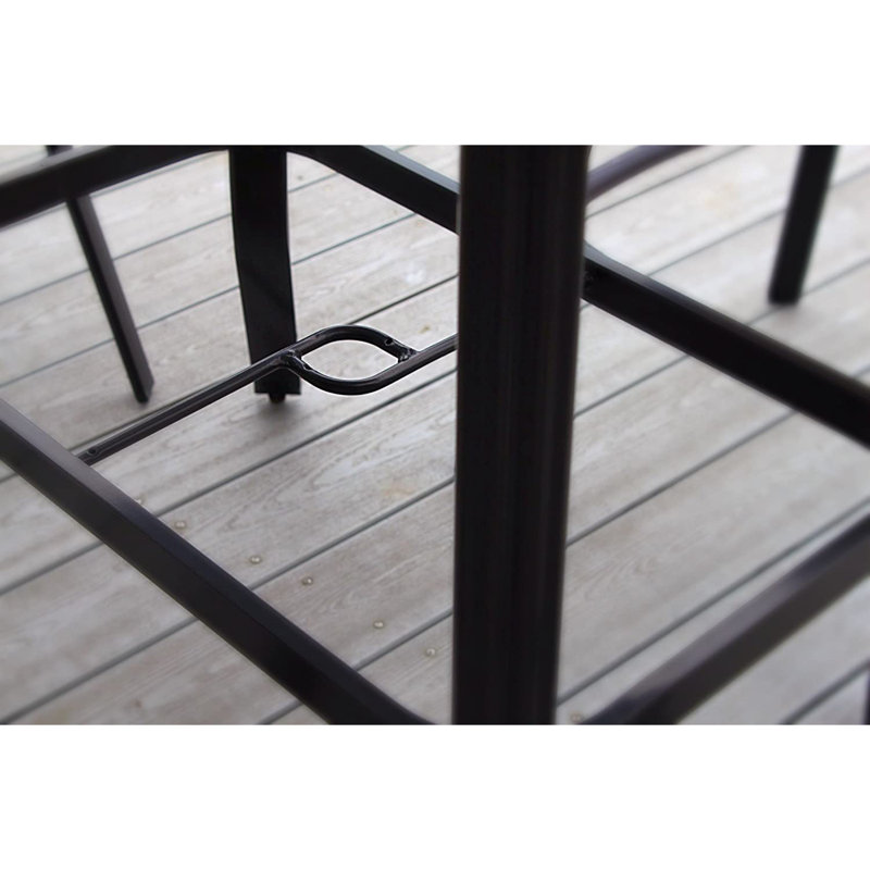 Table de bar en aluminium thermolaqué