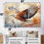 Brun, jaune, audacieux, aigle, vol d'oiseau-867430178-867430176