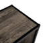 Barbi 114.5cm H x 75cm W Powder-coated Metal Geometric Bookcase