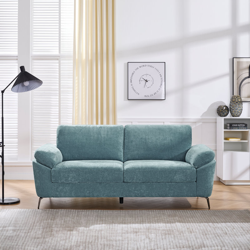 Debborah 3 Seater Chenille Sofa, Teal