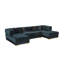 Canapé modulaire double en velours U-569096137