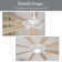 Darita 76"  8-Blade LED Standard Ceiling Fan with Remote Control