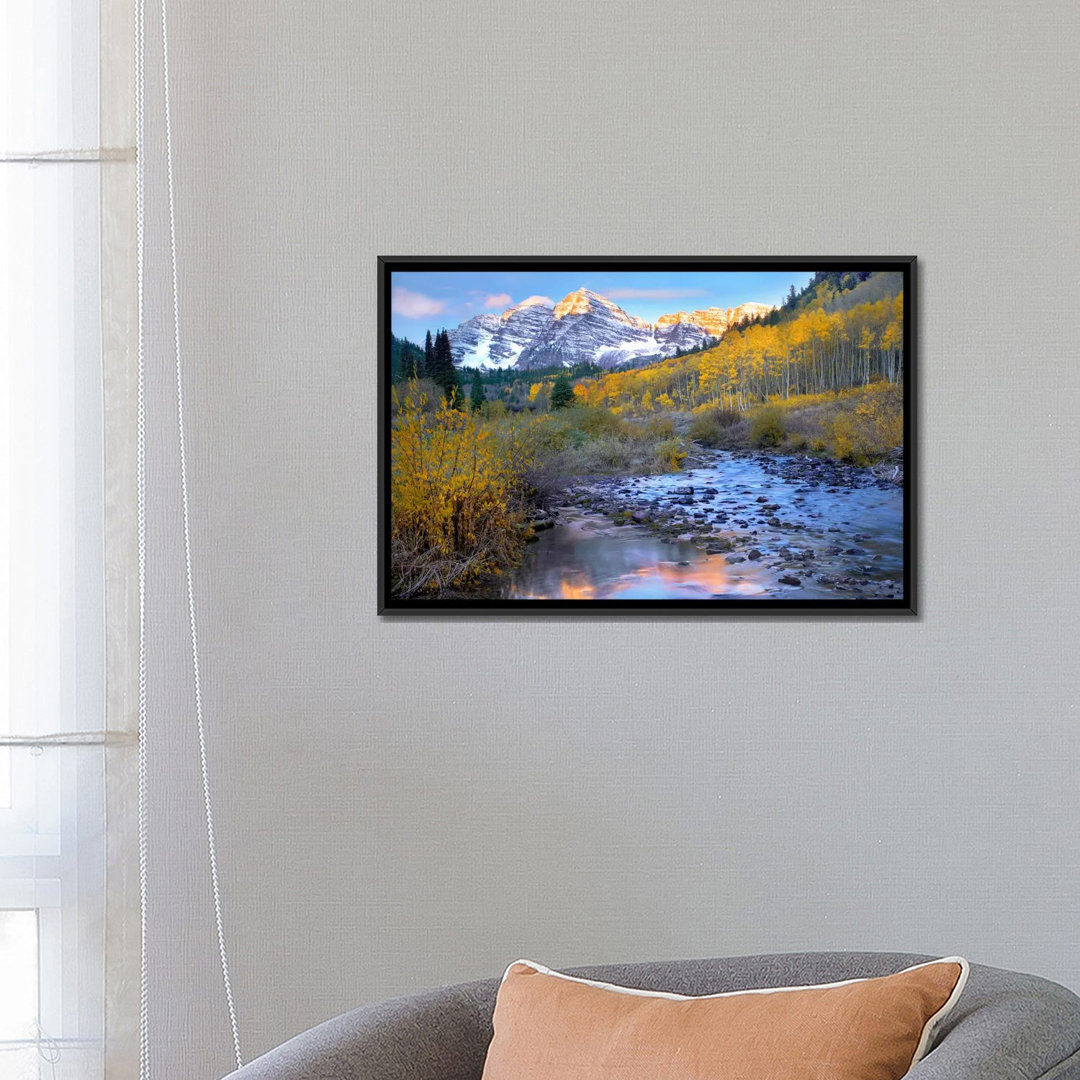 " Maroon Bells And Maroon Creek In Autumn, Colorado " by Tim Fitzharris East Urban Home 