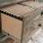 Lateral File With Rustic Style, Brown Finish