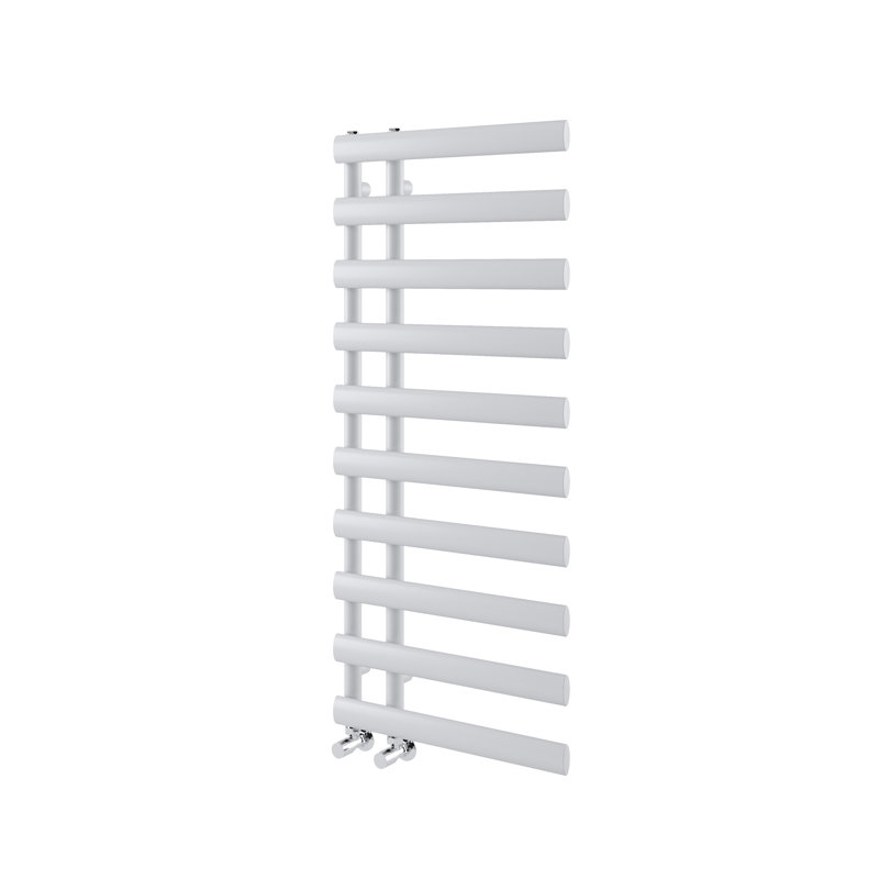 Flat Panel Towel Rail Heated Towel Rails, 1140mm H x 500mm W x 60mm D, White
