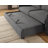 Firm Square Arms Sleeper Sofa 3 in 1 Convertible Sleeper Sofa Bed with Pull Out Bed-1544203759-1598630482
