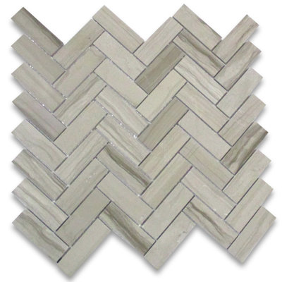 13" x 12" Marble Mosaic Wall and Floor Tile