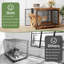 Table de bout avec cage pour chien en bois Furniture Style-1106572182