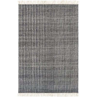 Tapis gris en laine Chudleigh