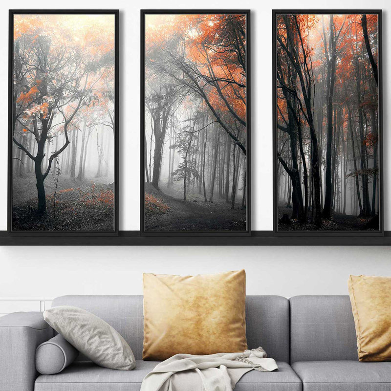 «Autumn Woods I» par Photoinc Studio, H 33,5 po x l 52,5 po x P 2 po