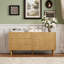 Buffet 61 "Mid Century avec tiroirs et portes cannelées