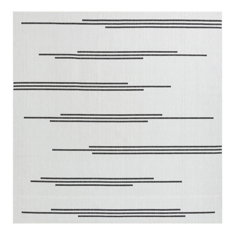 Leonardville Striped Indoor / Outdoor Rug