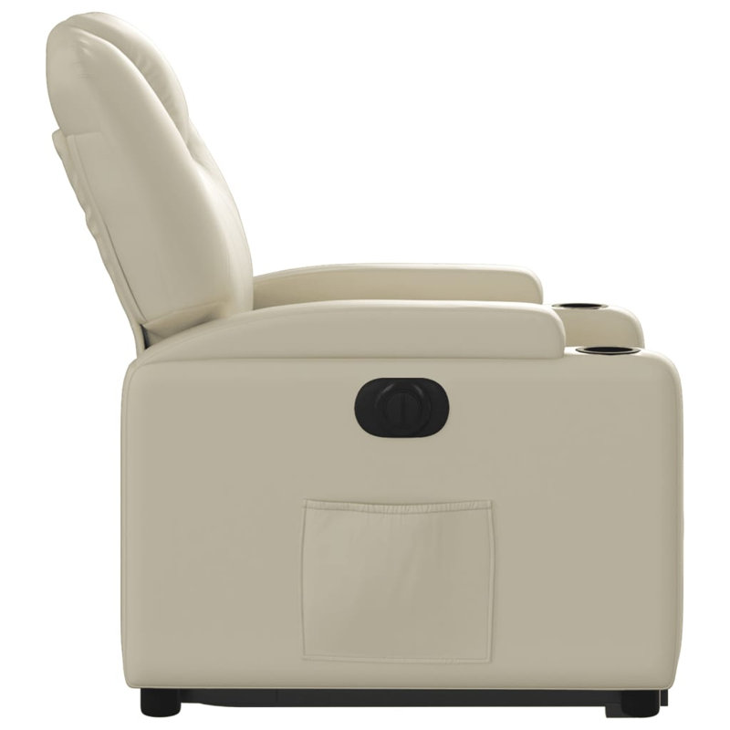 Fauteuil inclinable Latitude Run®, Similicuir crème, Electric Reclining 