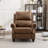 34.6" Wide Classic And Overstuffed Soft Vegan Leather Pushback Recliner With Nailhead Trim (Set Of 3)-100759607