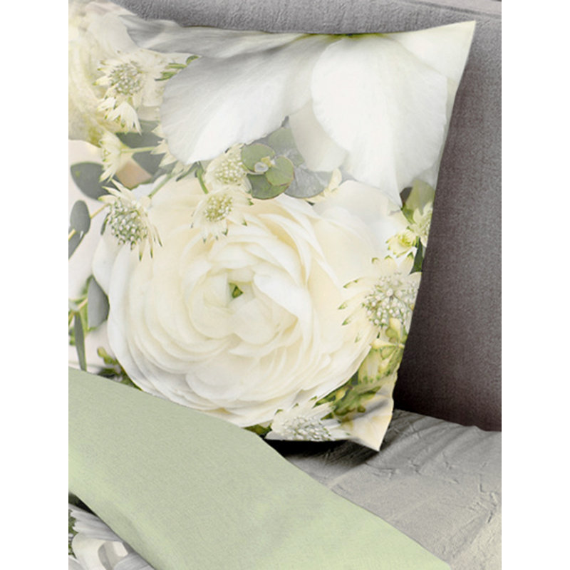 Flowers Duvet Cover Set with Pillow Shams Included