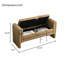 Banc de bout avec accoudoirs et rangement Modern-904212357