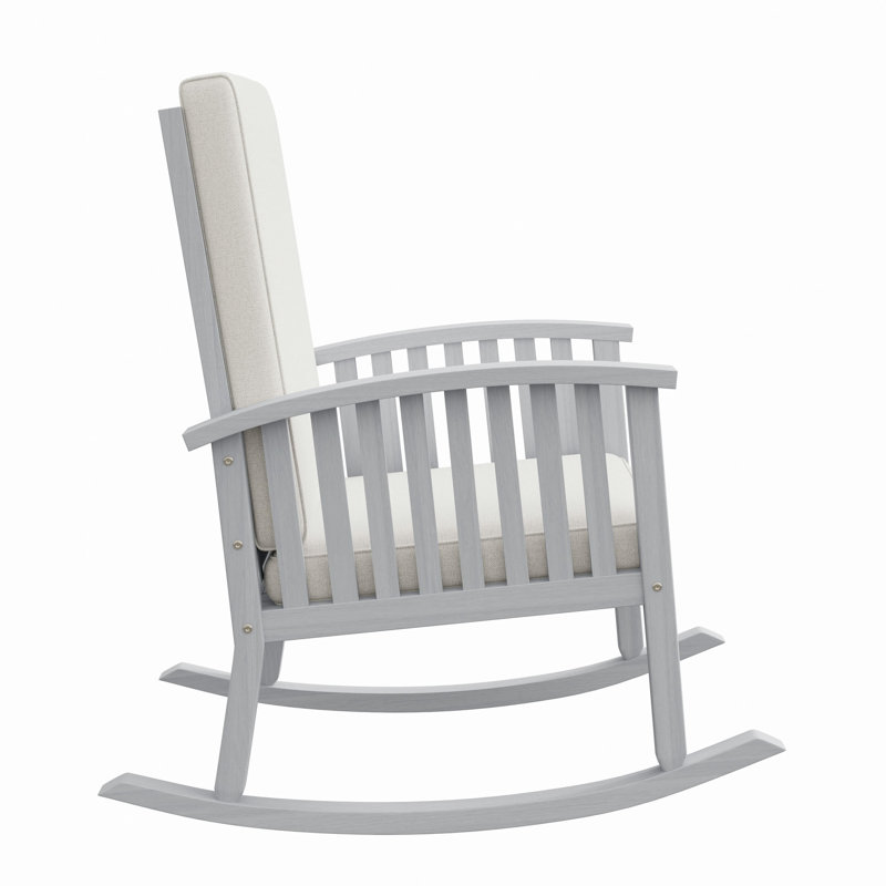 Chaise à bascule Casa Acacia, Ivory, Ivory