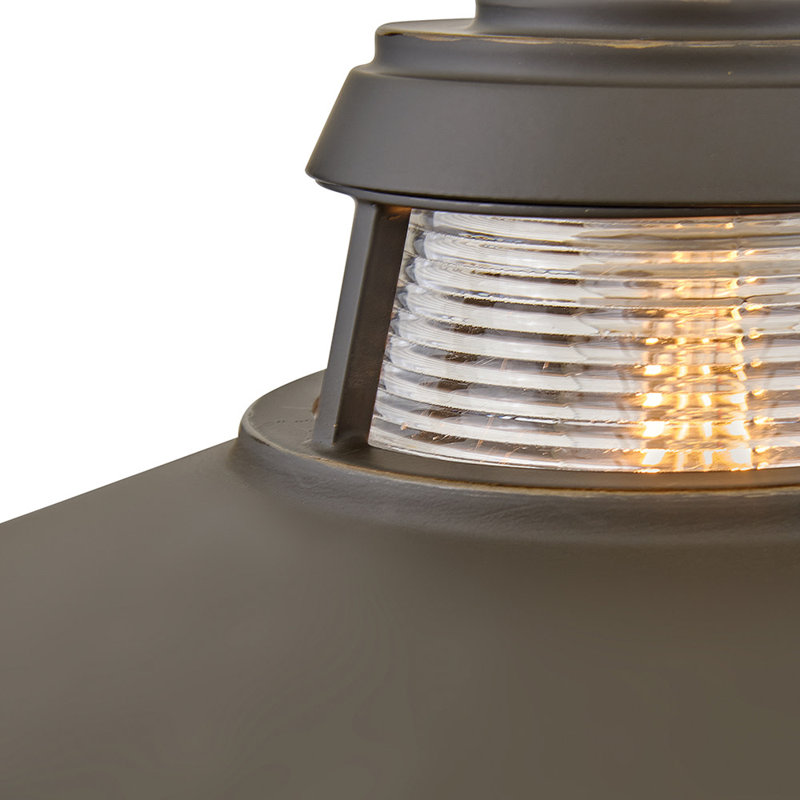 Troyer 1 - Light Pier Mount Lantern, Oil Rubbed Bronze